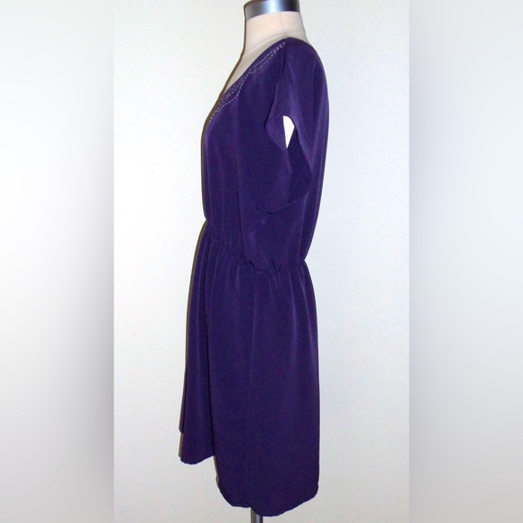 Petticoat Alley Purple Summer Dress Size L - Picture 2 of 4